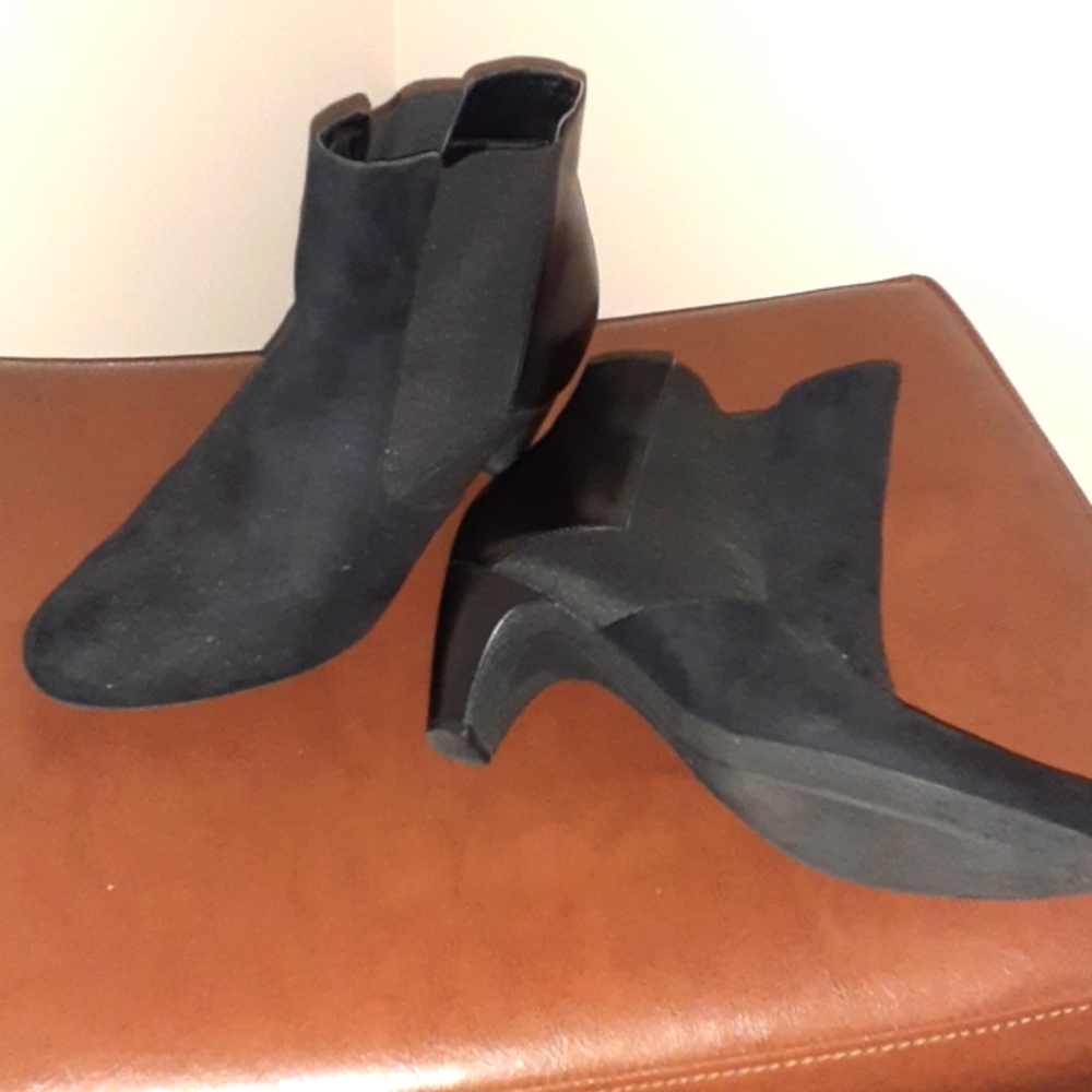 Black Suede Ankle Boots